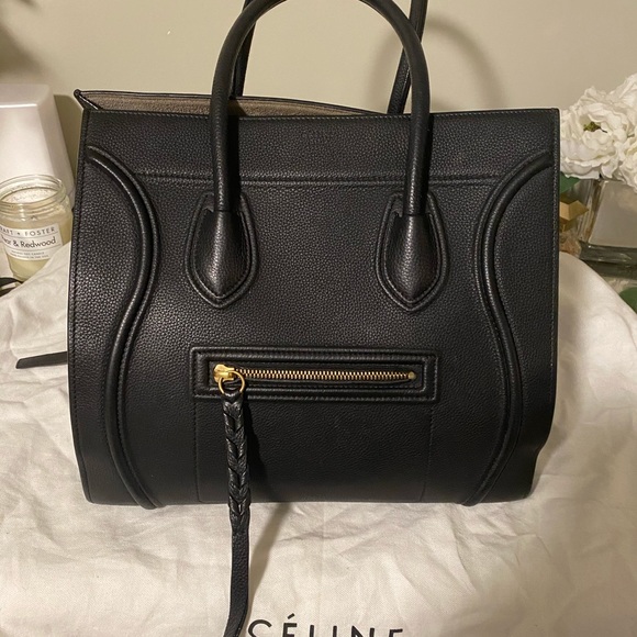 Celine Phantom Luggage- Black - Picture 2 of 16